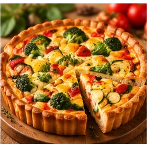 Quiche poulet moyenne